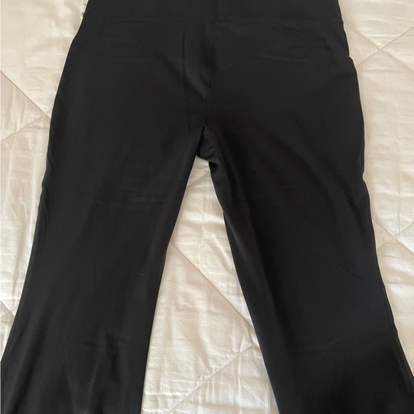 JoyLab Black Flare Yoga Pants with Crossover Detail - Picture 8 of 10